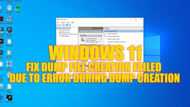 Ошибка создания файла дампа в Windows 11 (2023)