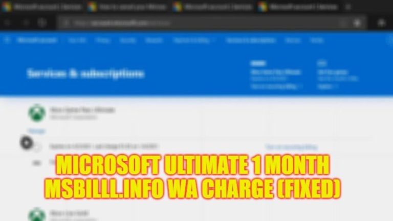 Мошенническая оплата Microsoft*Ultimate за 1 месяц msbilll.info WA