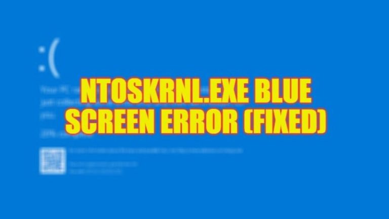 Ошибка BSOD Ntoskrnl.exe в Windows (2023)