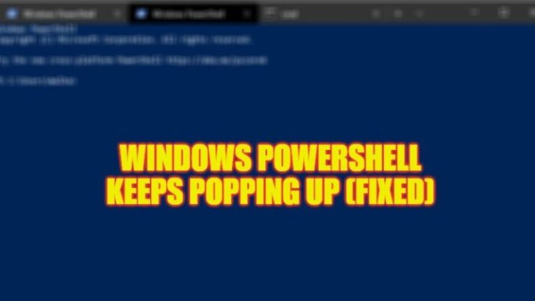 Случайное появление Windows PowerShell (2023 г.)