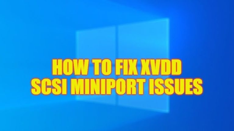 Проблемы с мини-портом Xvdd SCSI в Windows (2023)