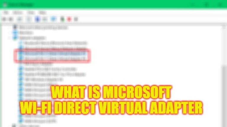 Что такое виртуальный адаптер Microsoft Wi-Fi Direct и как его включить