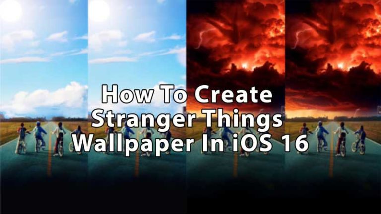 Как скачать и создать обои «Очень странные дела» в iOS 16