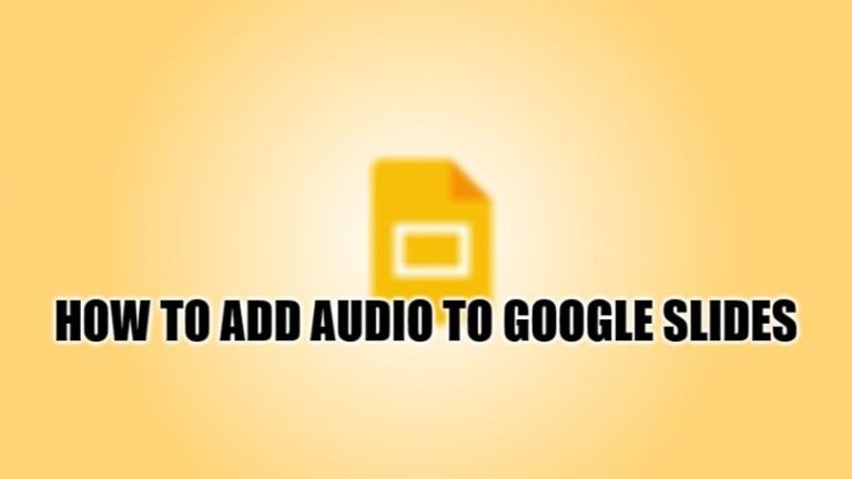Как добавить аудио в Google Slides (2022)