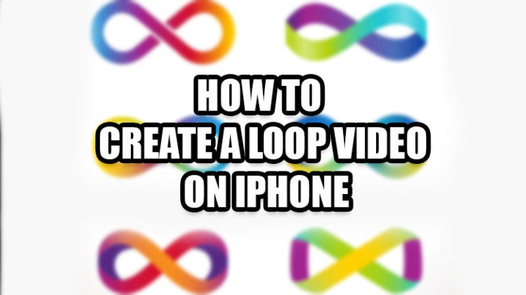 Как зациклить видео на iPhone (2022)