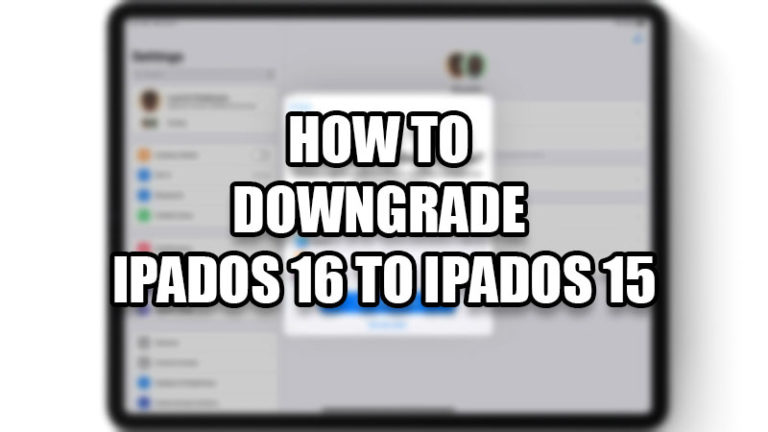 Как понизить версию iPadOS 16 до iPadOS 15