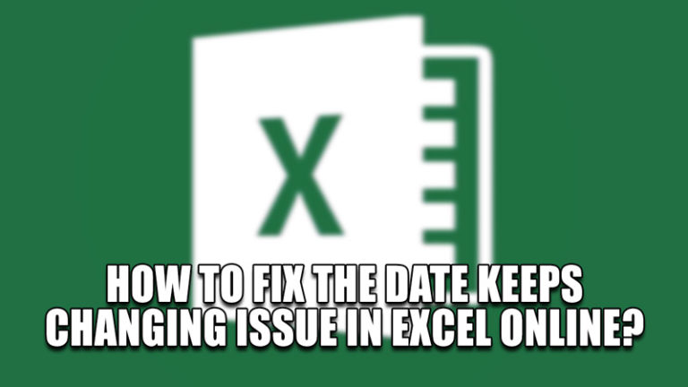 Как исправить проблему с изменением даты в Excel Online?