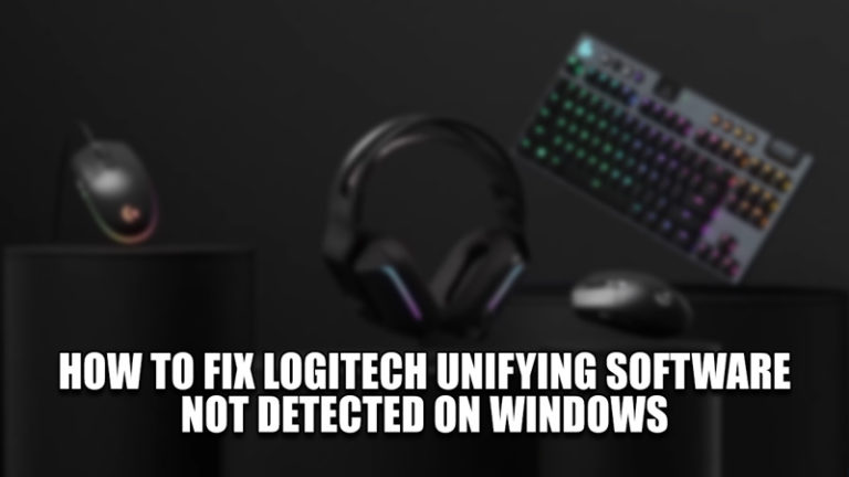 Как исправить программное обеспечение Logitech Unifying, не обнаруженное в Windows?