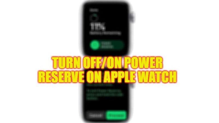 Как включить/выключить режим запаса хода на Apple Watch Series 8