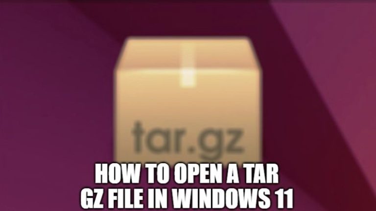 Как открыть файлы Tar GZ в Windows 11/10