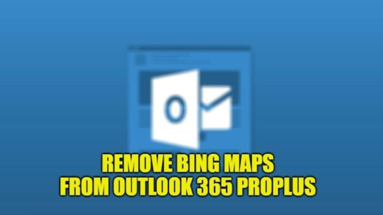 Как удалить карты Bing из Outlook 365 ProPlus (2023)
