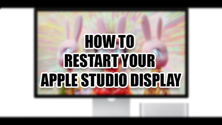 Как перезагрузить или перезапустить дисплей Apple Studio (2022 г.)