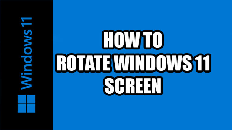 Как повернуть экран или изменить ориентацию экрана в Windows 11