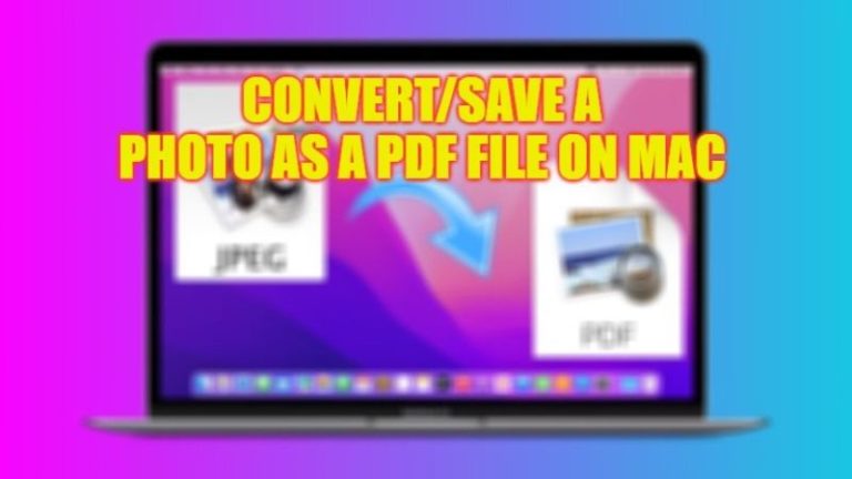 Как преобразовать и сохранить фотографию в виде файла PDF на Mac (2022 г.)