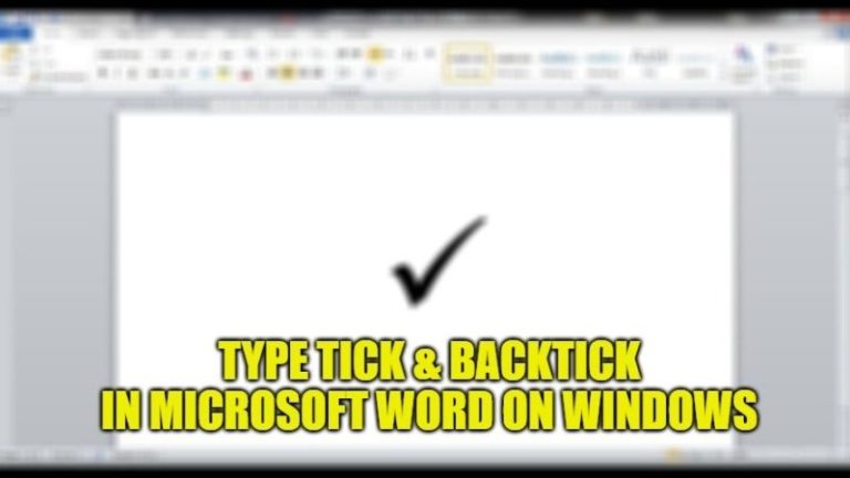 Как ввести галочку и обратную галочку в Microsoft Word в Windows 10