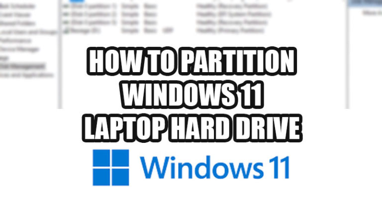 Как разбить жесткий диск ноутбука на разделы в Windows 11 (2022)