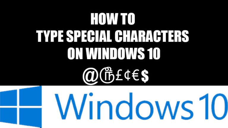 Как вводить специальные символы на ПК с Windows 10?
