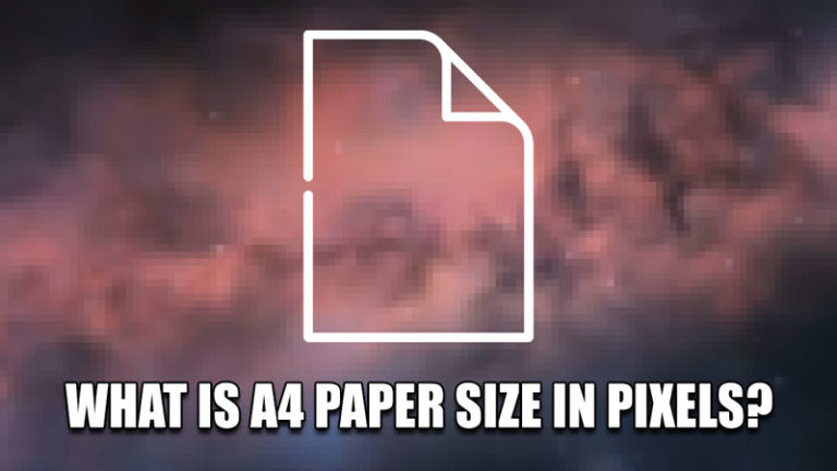 Что такое размер бумаги A4 в пикселях?