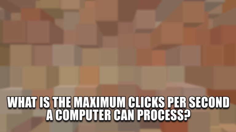 Какое максимальное количество кликов в секунду может обрабатывать компьютер?