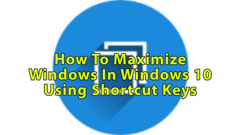 Как развернуть Windows с помощью сочетания клавиш Windows 10