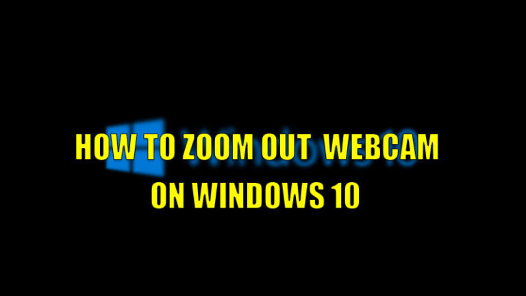 Как уменьшить масштаб веб-камеры в Windows 10