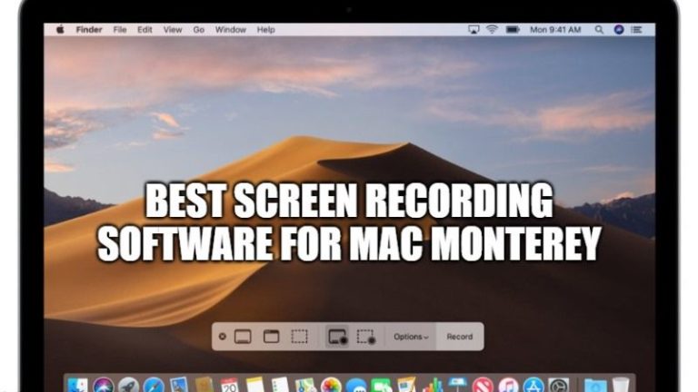 Лучшее программное обеспечение для записи экрана для Mac Monterey (со звуком)