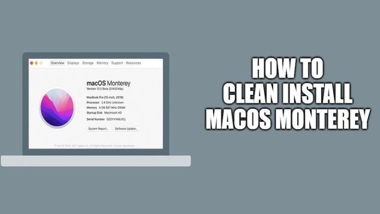 Как очистить установку macOS Monterey на новый MacBook Pro