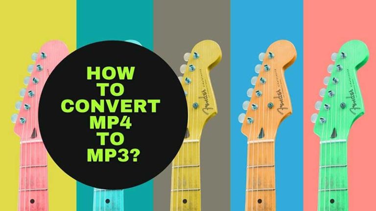 Как конвертировать MP4 в MP3?