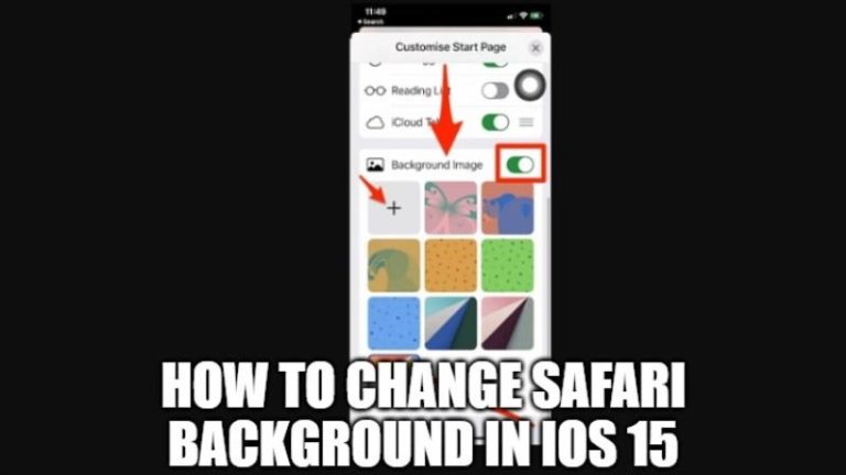 Как изменить фон Safari в iOS 15