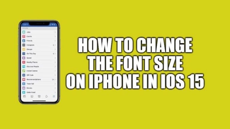 Как изменить размер шрифта на iPhone в iOS 15