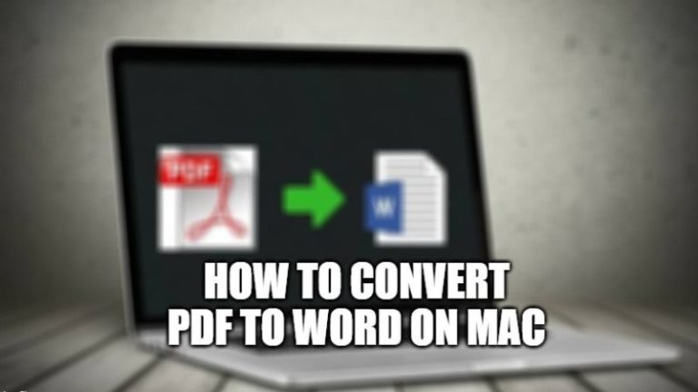 Как бесплатно конвертировать PDF в Word на Mac (2022)