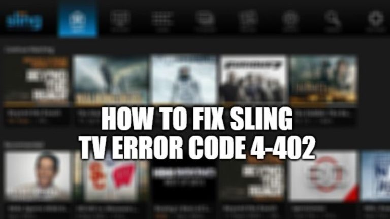 Как исправить код ошибки Sling TV 4-402 (2023)