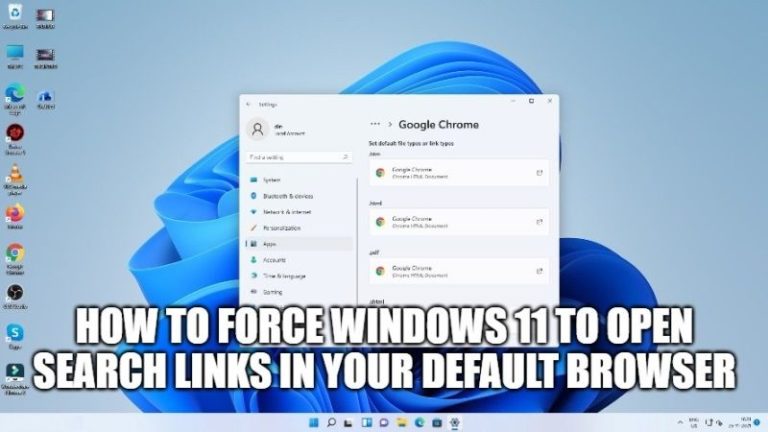 Как заставить Windows 11 открывать ссылки поиска в браузере по умолчанию