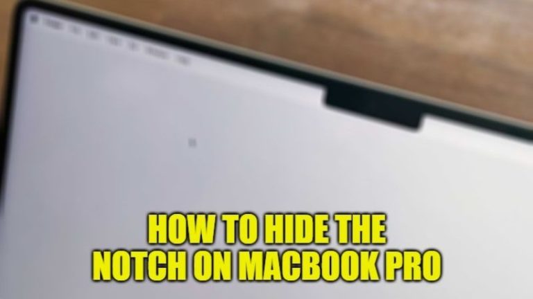 Как скрыть вырез на новом MacBook Pro