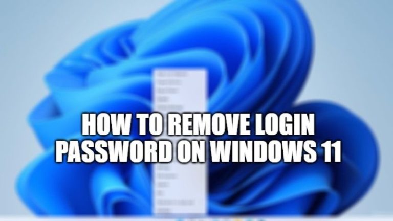 Как удалить пароль для входа в Windows 11