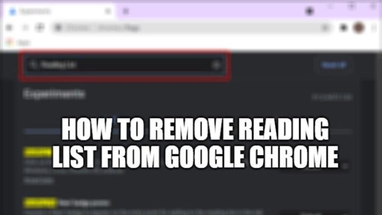 Как отключить или удалить список для чтения Google Chrome (2023)