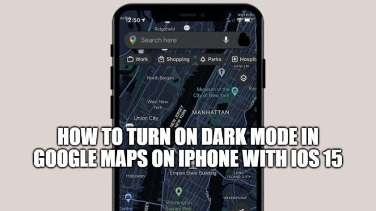 Как включить темный режим в Картах Google на iPhone с iOS 15