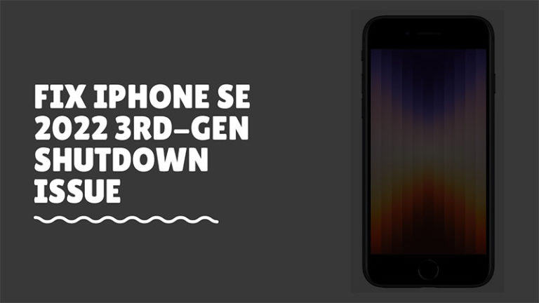 Как исправить проблему случайного отключения iPhone SE 3-го поколения 2022 года?