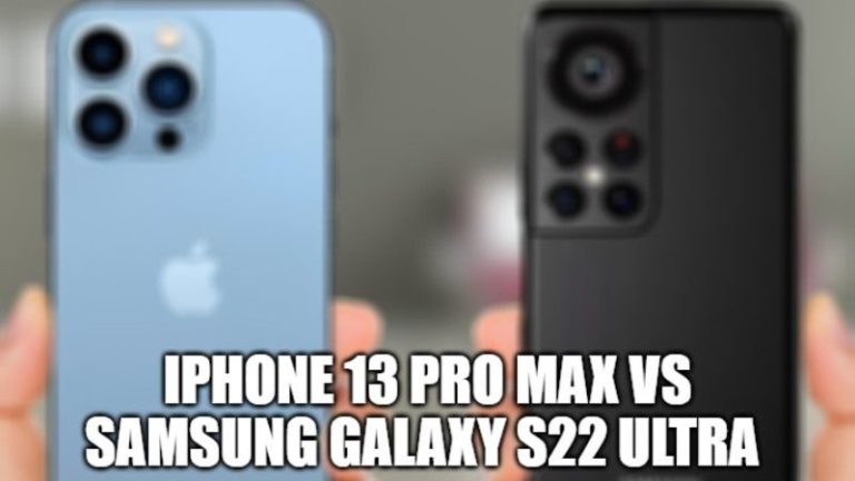 Samsung Galaxy S22 Ultra против iPhone 13 Pro Max