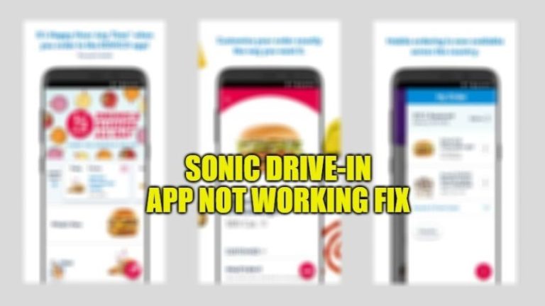Как исправить неработающее приложение Sonic Drive-In (2023)