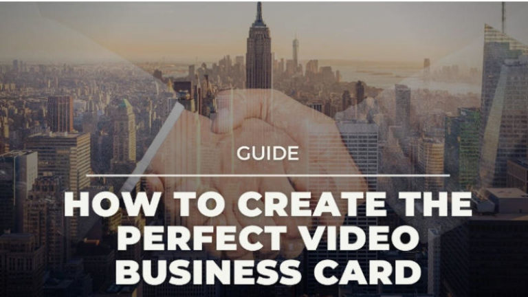 Как создать идеальную визитную карточку для видео (руководство)
