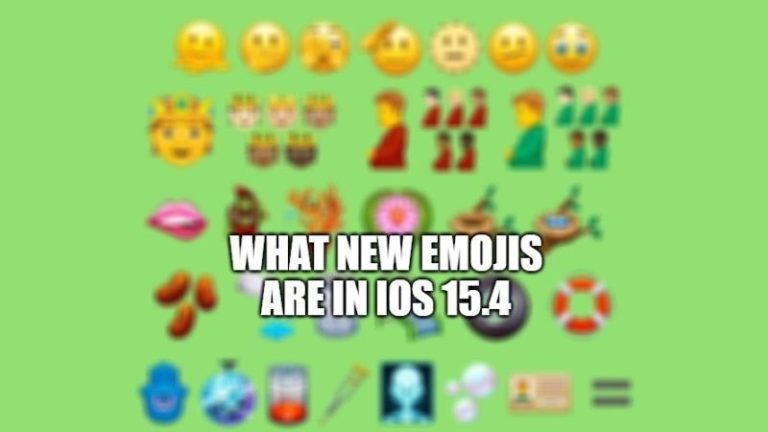 Что такое новые эмодзи в iOS 15.4