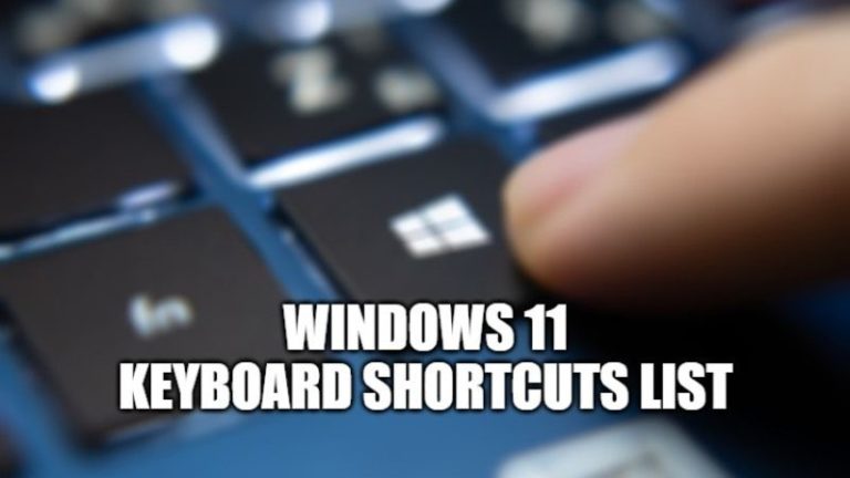 Список сочетаний клавиш Windows 11 (2022 г.)