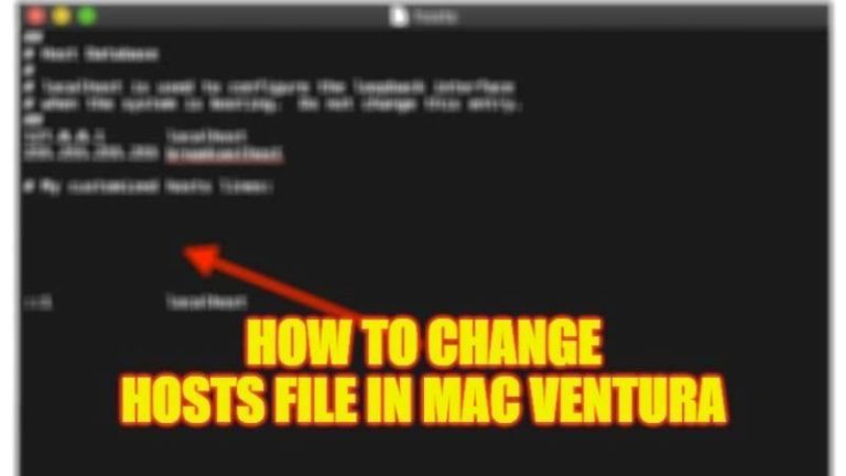 Что такое файл hosts и как его изменить на Mac Ventura (2023)