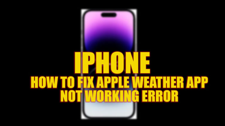iPhone Apple Weather не работает Ошибка (iOS 16) (2023)