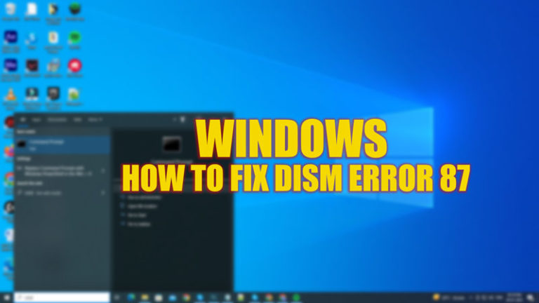 Ошибка DISM 87 в Windows 10/11 (2023 г.)