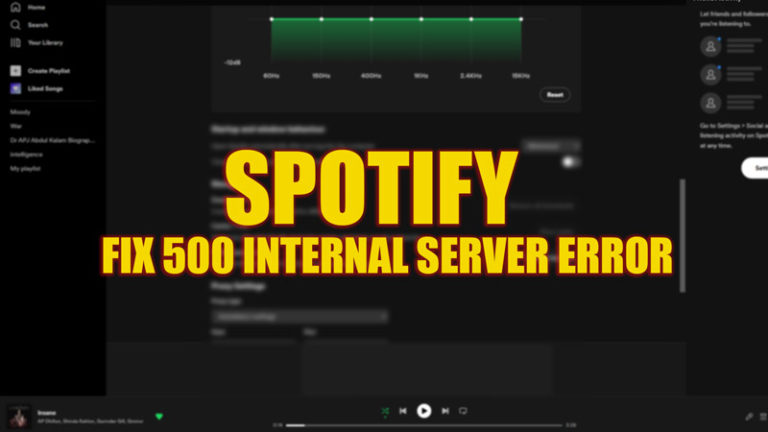 Внутренняя ошибка сервера Spotify 500 (2023)
