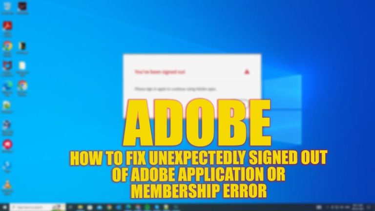 Ошибка неожиданного выхода из приложения Adobe (2023)