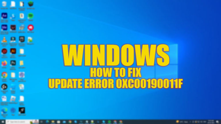 Ошибка Центра обновления Windows 0xc190011f (2023)