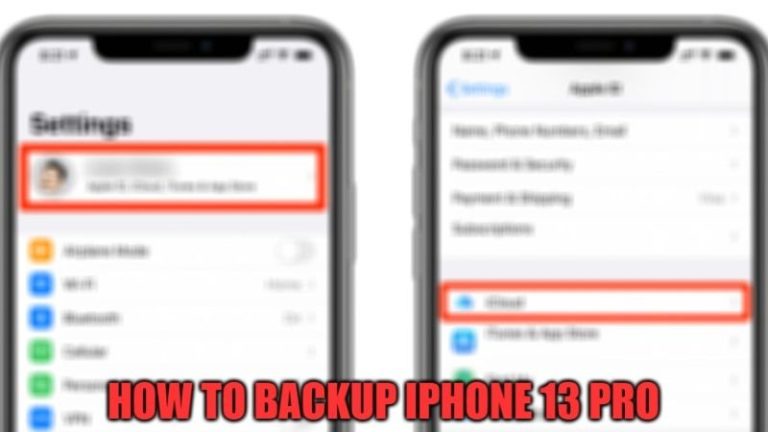 Как сделать резервную копию iPhone 13 Pro (через службу хранения iCloud)